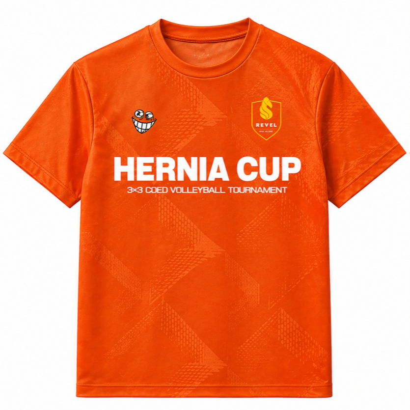 HERNIA CUP Tシャツ 2026 – REVEL
